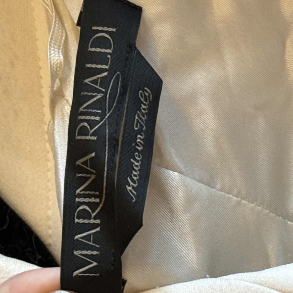 Marina Rinaldi White Single-Breasted 1-Button Blazer Womens US 12 - Picture 2 of 7